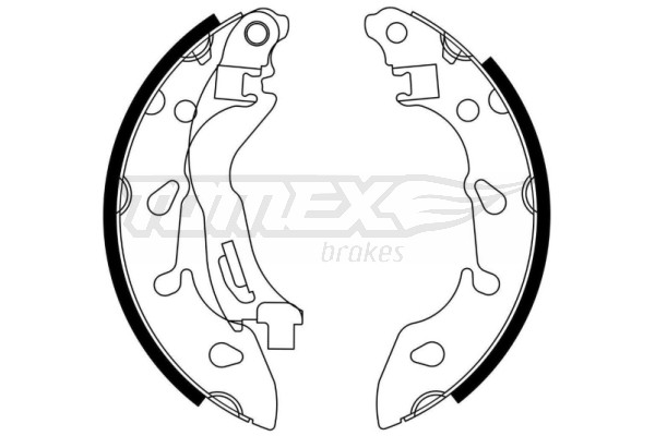 TOMEX Brakes Bremsbackensatz